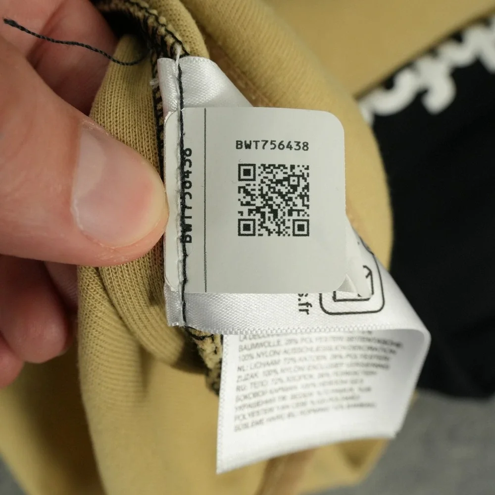 The North Face Sweatshirt Mens L Black Tan Colorblock Pocket A7UQU